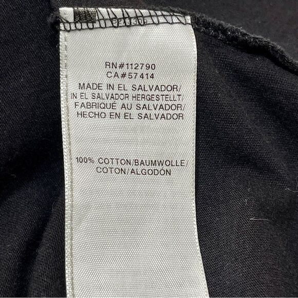 TRUE RELIGION Black Splatter Buddha Wink Graphic T Shirt Sz 3XL Y2K AOP Retro - Picture 7 of 10